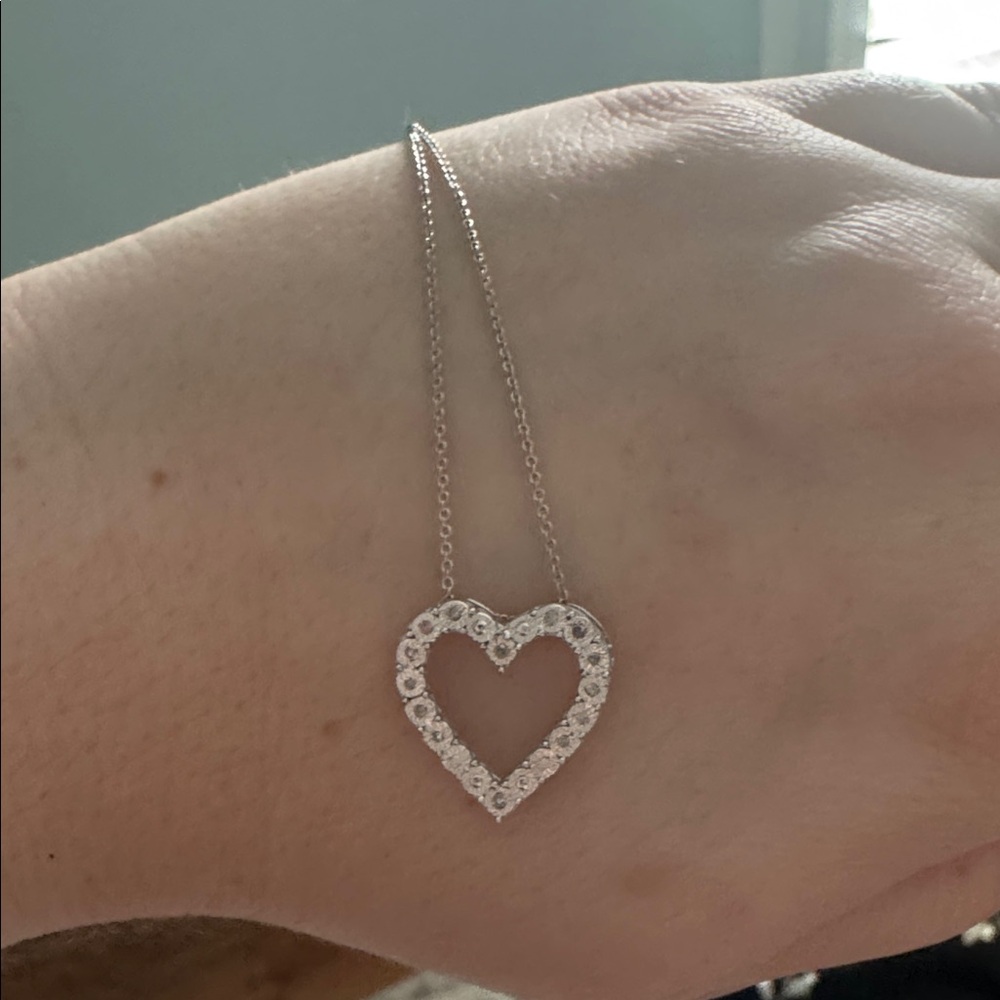 Silver Necklace with Triangle Pendant